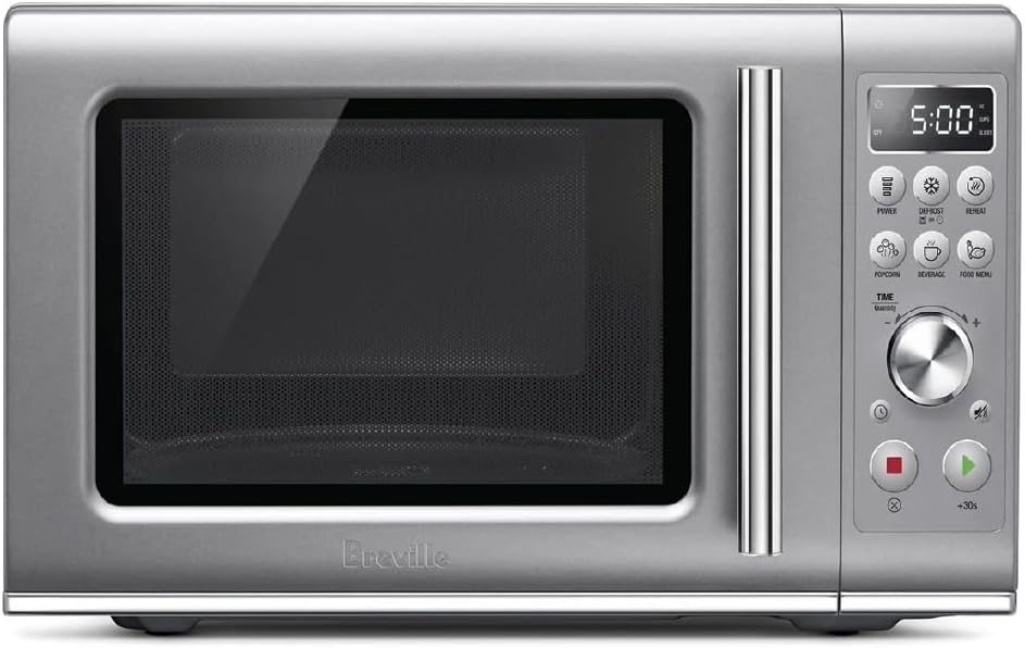 Breville BMO650SIL1BUC1 The Compact Wave Soft Close Microwave - image 1 of 6