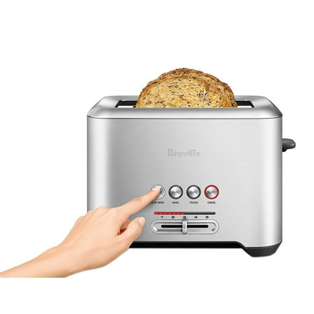 Breville - the Bit More 2-Slice Extra-Wide and Deep Slot Toaster - Stainless Steel