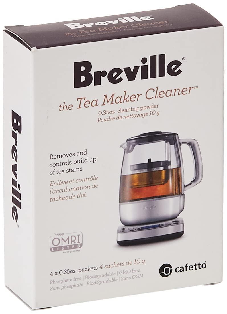 Breville BTM100 Tea Maker Cleaner Revive Organic Cleaner for Breville BTM800XL Tea Maker White