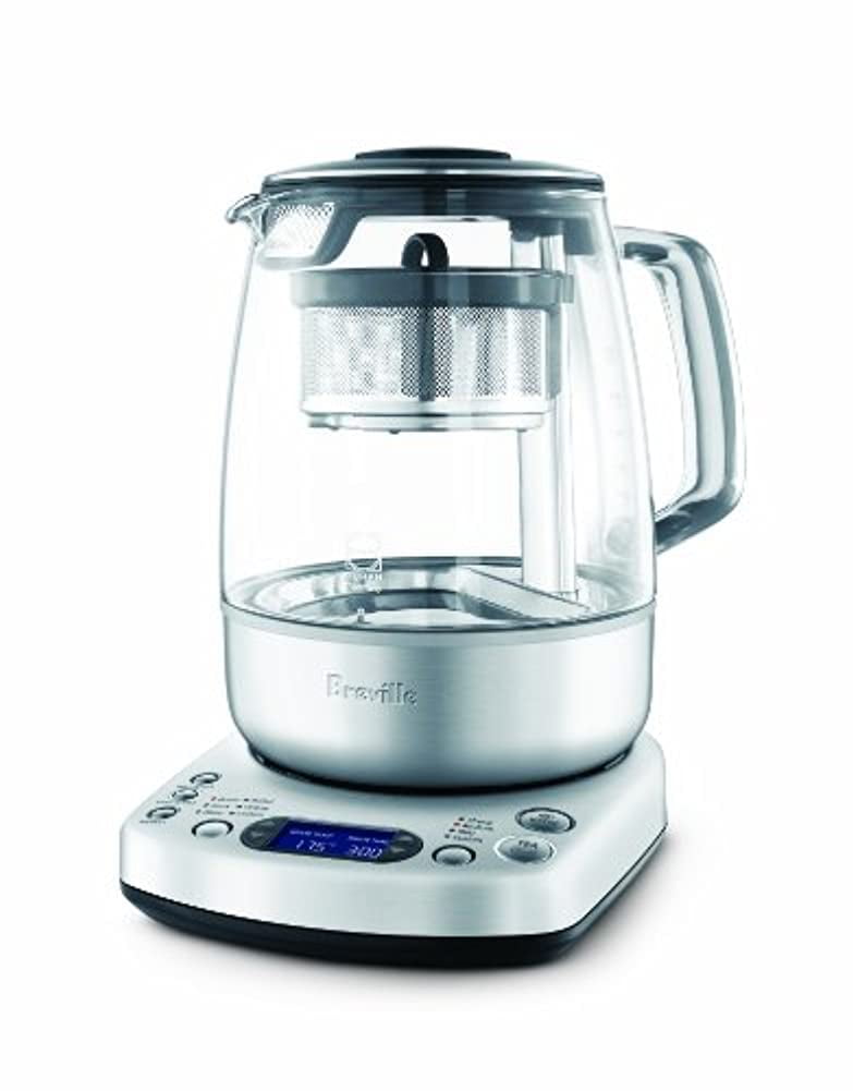 Breville 57 Oz Soft Top Pure Electric Kettle in Brushed Stainless