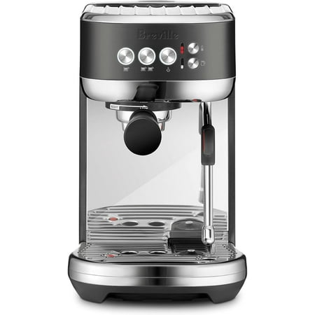 Breville - the Bambino Plus Espresso Machine with 15 bars of pressure and Milk Frother - Black Stainless Steel