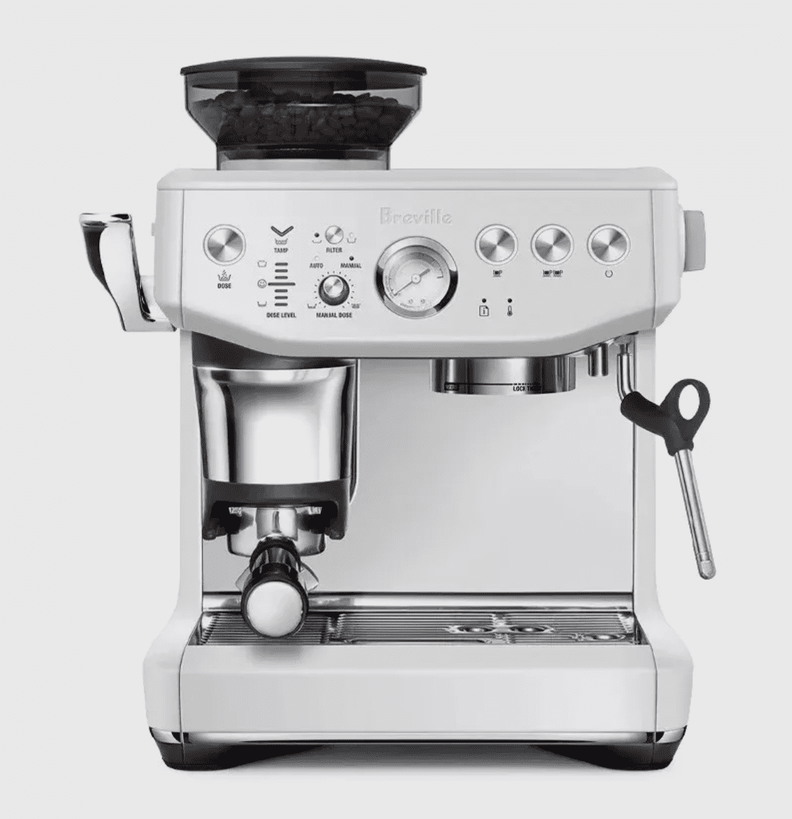 Breville Barista Express Impress Espresso Machine *SEA SALT* Color