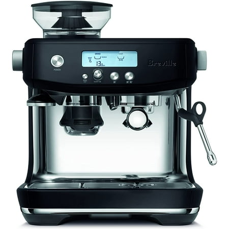 Breville - the Barista Pro Espresso Machine with 15 bars of pressure, Milk Frother and intergrated grinder - Black Truffle