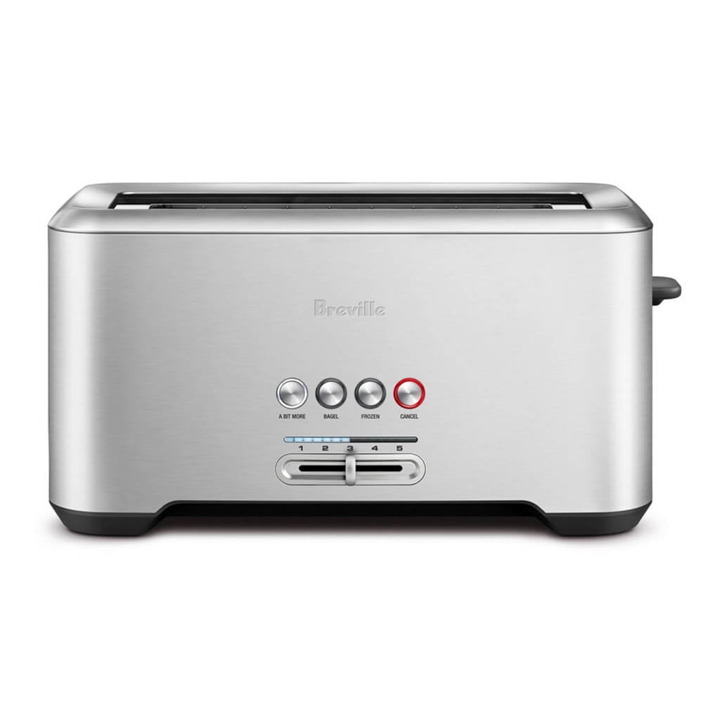 Breville Silver Stainless Steel 4-Slice Digital Long Slot Toaster