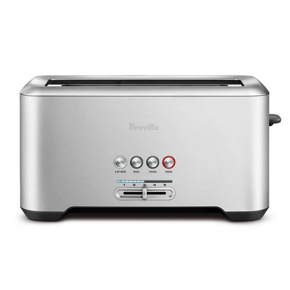 Breville Bit More Toaster 4 Slice BTA730XL, Brushed Stainless Steel