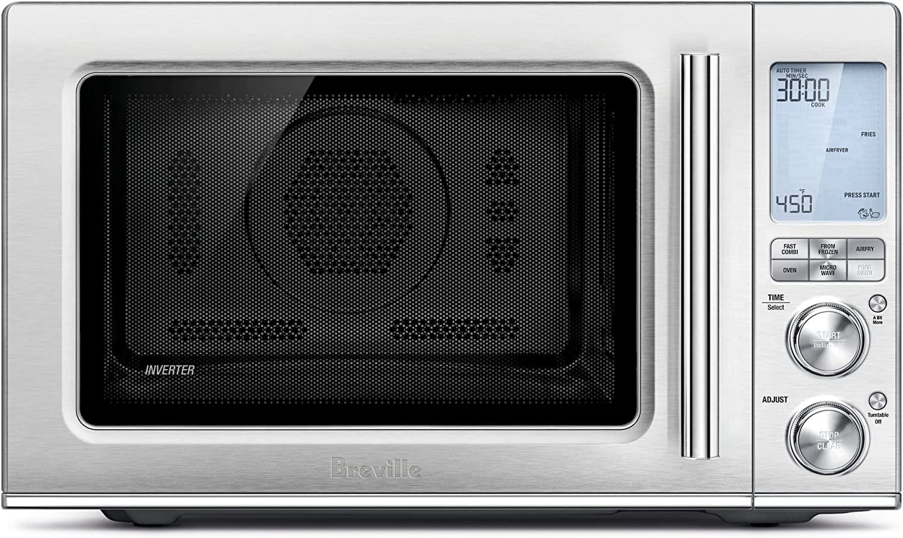 Breville Combi Wave 3-in-1 Microwave, Air Fryer, and Toaster Oven, Brushed Stainless Steel - image 1 of 4