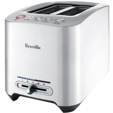 Breville - Die-Cast 2-Slice Extra-Wide Slot Smart Toaster - Stainless Steel