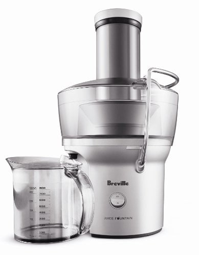 Compact Stainless Steel Electric Juice Extractor with Pulp Receptacle
