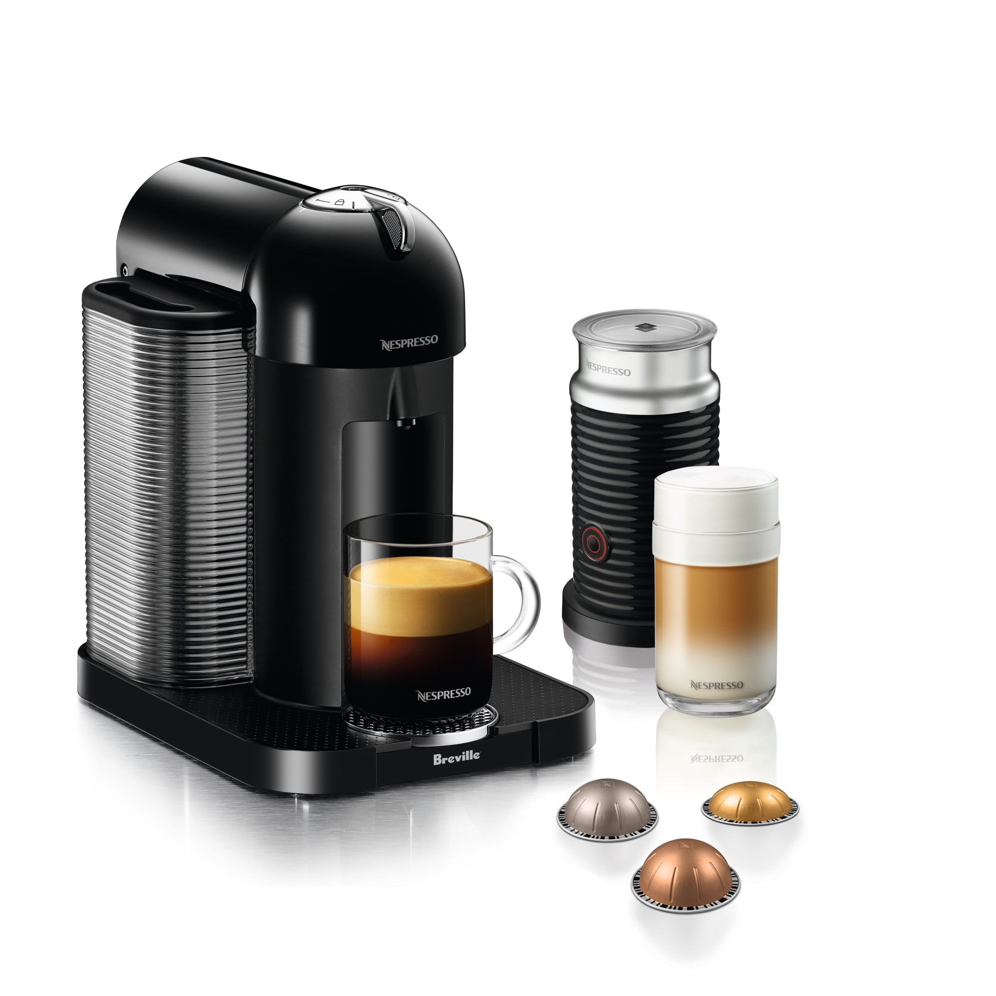 Nespresso Vertuo Coffee & Espresso Single-Serve Machine in Black