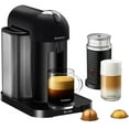 thumbnail image 1 of Breville Nespresso Vertuo Coffee & Espresso Single-Serve Machine in Matte Black and Aeroccino Milk Frother in Black, 1 of 4