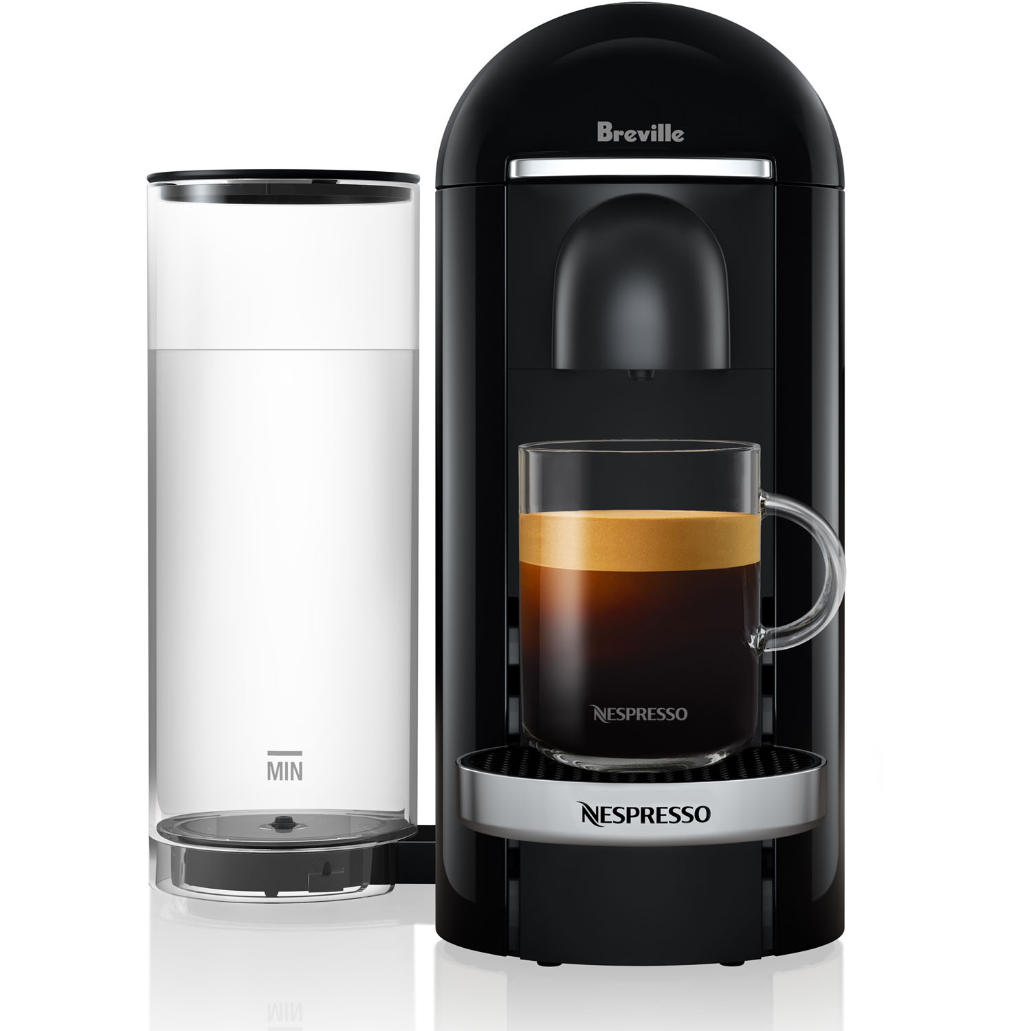 Breville New Nespresso Vertuo Plus Deluxe Coffee & Espresso Single-Serve Machine in Piano Black - image 1 of 3