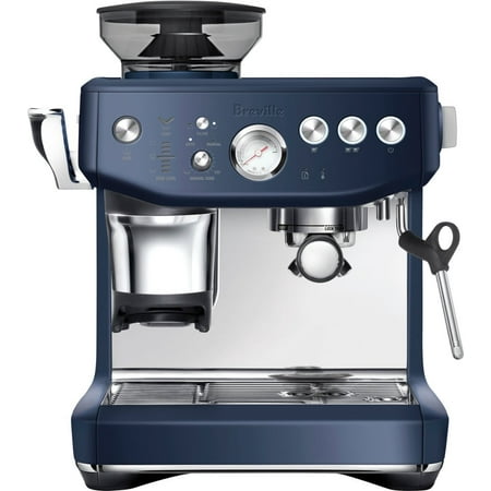 Breville - the Barista Express Impress Espresso Machine - Damson Blue