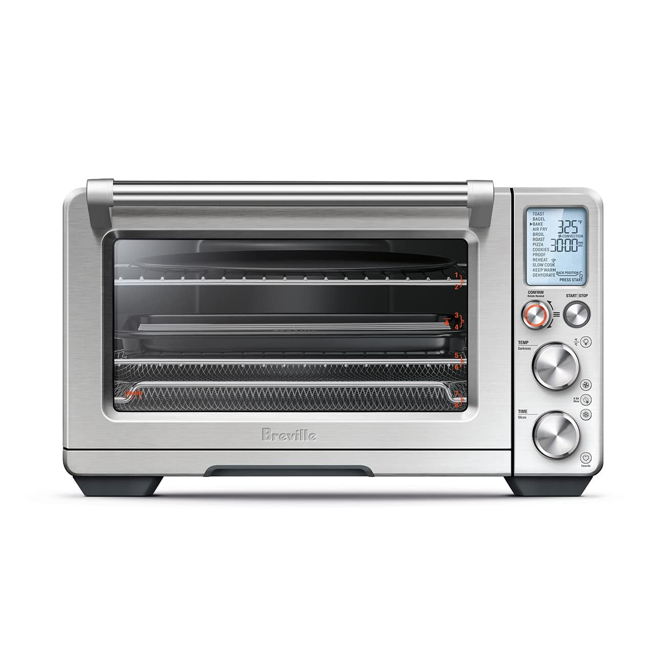 Brushed Stainless Steel Electric Turkey Fryer with Smart Functions