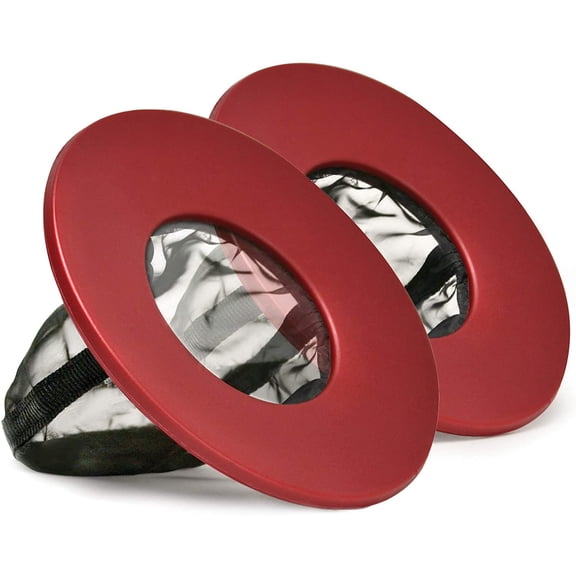 Brew Buddy Portable Pour Over, Reusable Fine Mesh Filter, Dishwasher Safe, Single Serve Coffee or Tea at Any Strength, Ideal for Travel or Camping, Red, 2-Pack