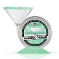 thumbnail image 1 of Brew Glitter - Mint Green Pearl Cocktail Rimming Sugar - 4oz, Bar Tin, 1 of 9