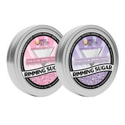 Brew Glitter - Pink and Purple Pearl Cocktail Rimming Sugar Pair - 2x4oz, Bar Tins