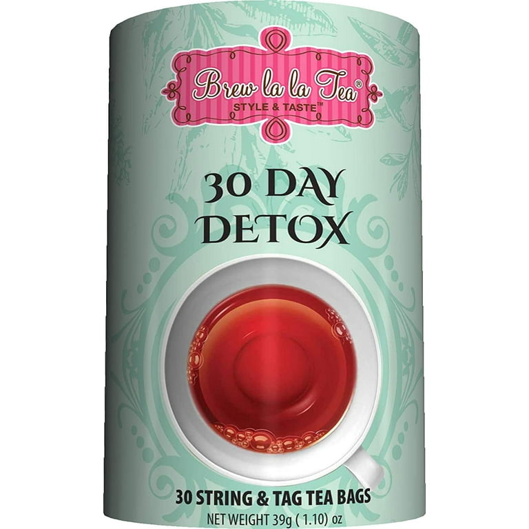 Brew La La 30 Day Detox Herbal Tea, 30 Tea Bags -- Caffeine Free … 