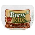 thumbnail image 1 of Brew Rite Basket Coffee Filter , 200 pack, 1 of 4