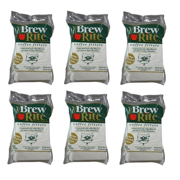 Brew Rite Wrap Around Style Coffee Maker Paper Filters 41-551 330 Ct