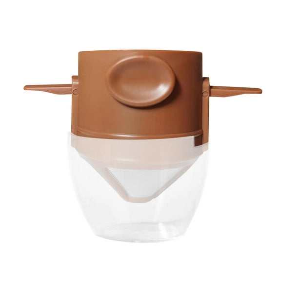 Brew Single Serve Pour-Over Coffee Maker Thickened Heat-Resistant Borosilicate Glass Dripper Coffee Brewer