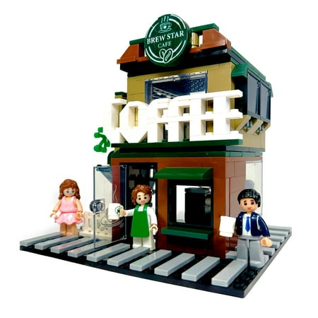 Brew Star Café Coffee Shop Building Block Set | General Jim's Toys & Bricks | GJ-FFCH