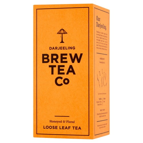 Brew Tea Co Darjeeling Loose Leaf Tea 113g, British Import (Pack of 2)