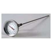 Brewcraft Dial Thermometer Kettle Pot, Stainless Steel, 12"