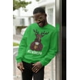 thumbnail image 1 of Brewdolph The Red Nose Reindeer Christmas Sweater | Comfy Sweatshirt | 3 Colors, 1 of 9
