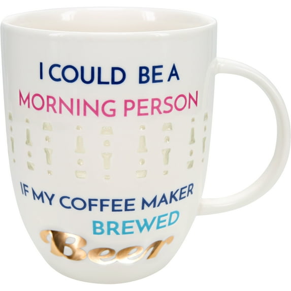 Pavilion Gift Company - Brewed Beer - 24 oz Pierced Porcelain Cup