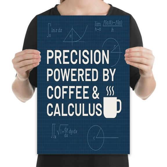 Calculus Poster - Gloss Paper Finish - STEM Wall Decor for Classrooms Gift