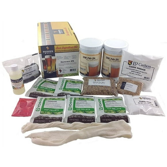Brewer's Best Home Brew Beer Ingredient Kit, 5 gal (Grapefruit IPA)