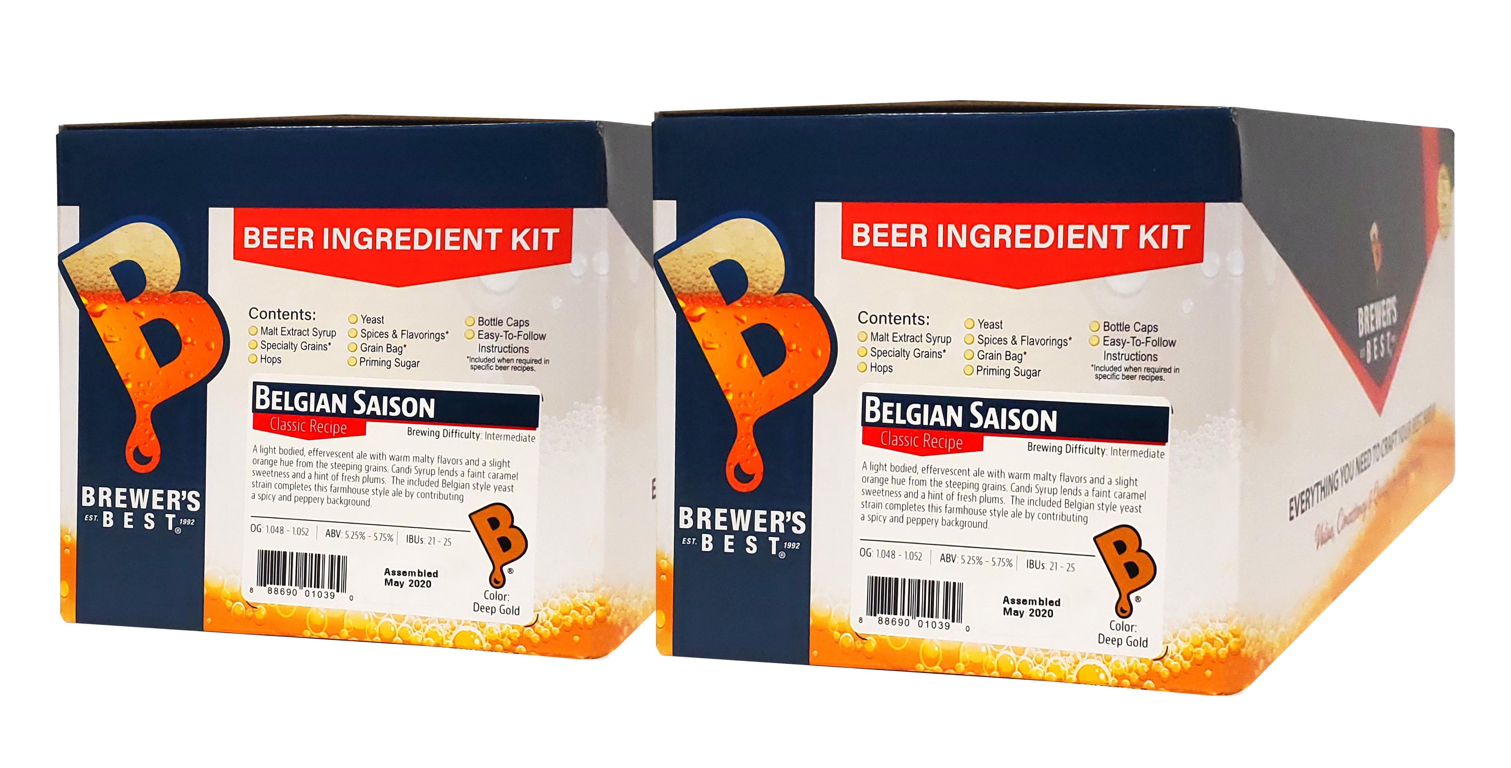 Brewer's Best Home Brew Beer Ingredient Kit (Belgian Saison) (5 Gallon