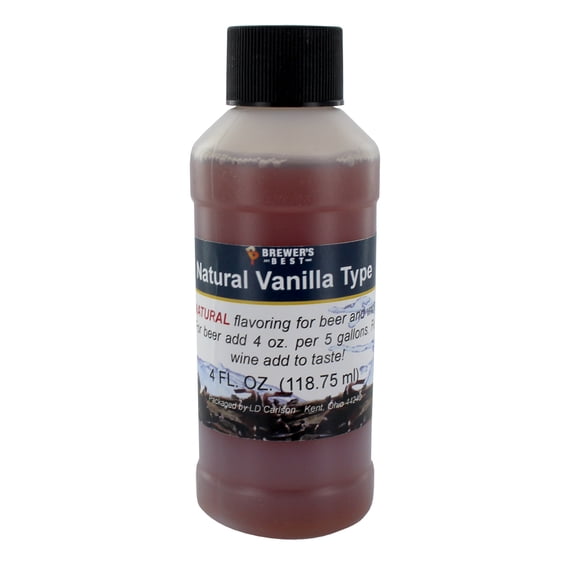 Brewers Best Natural Vanilla Type Flavoring 4 oz