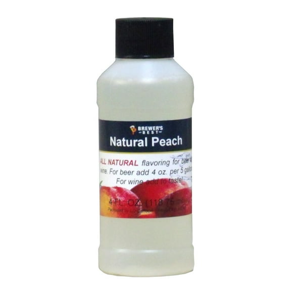 Brewer's Best Natural Beer and Wine Fruit Flavoring (Peach)
