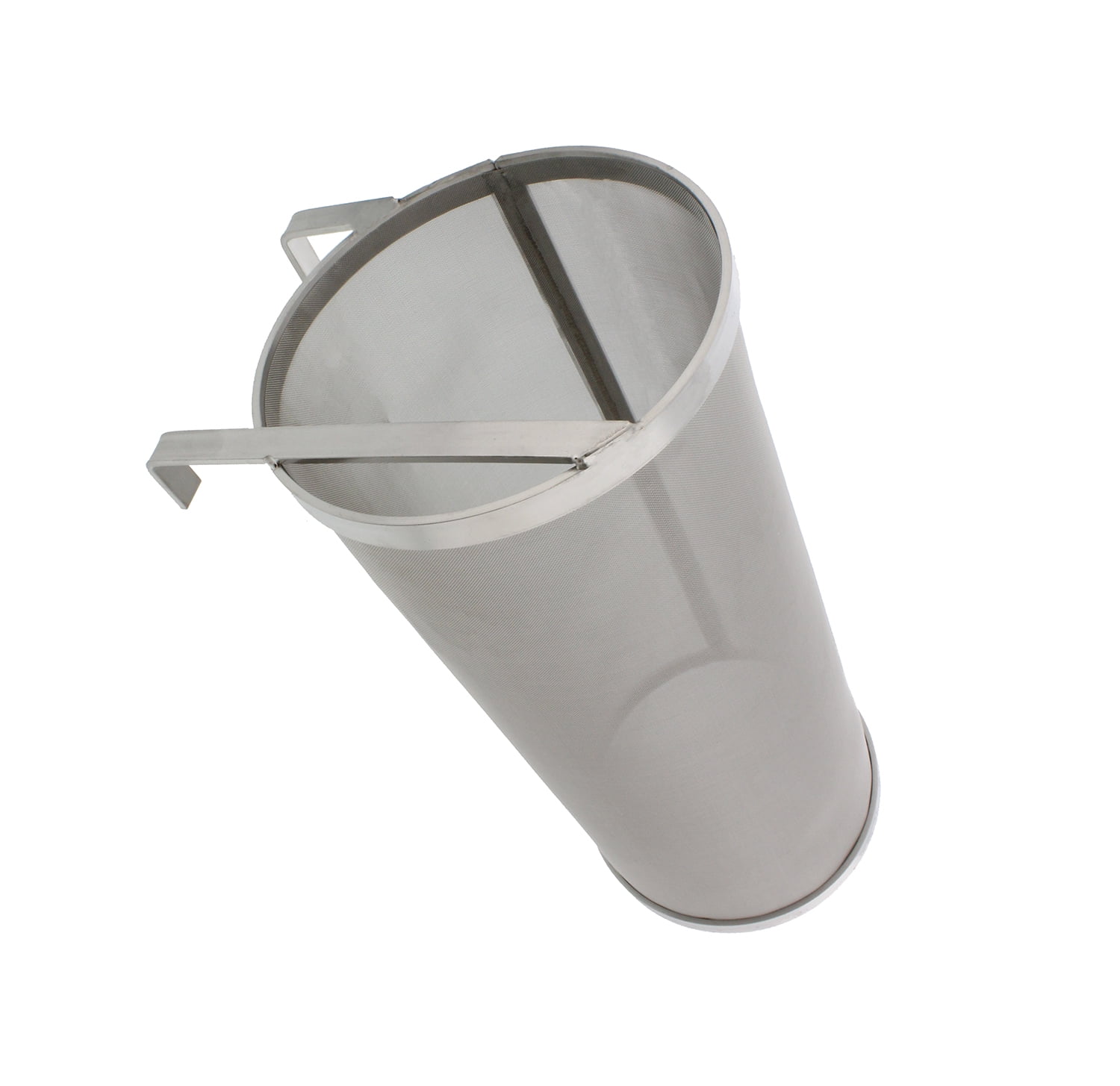 Stainless Steel 6x14 Inch Hopper Spider Strainer with Basket Insert