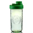thumbnail image 1 of Brewing America Mason Jar Drinking Cup Pint and Half Drinking Lid and Azure 24oz Jar (1, Tractor Green), 1 of 6