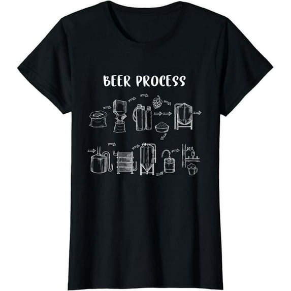 Brewing Beer Gift Brew Lovers Craft Beers Hops Fermentation Mens Black T-Shirt