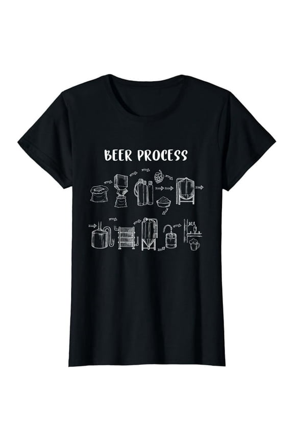 Brewing Beer Gift Brew Lovers Craft Beers Hops Fermentation Mens Black T-Shirt