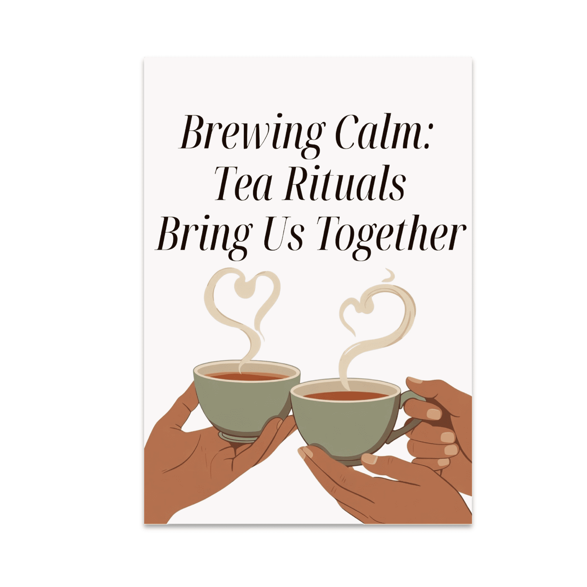 Calm Ritual Tea Brewing Calm Tea Rituals Wall Art - Tea Lover - 13x19 Poster Print ...