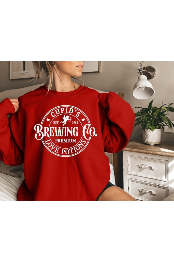 Brewing Co. Cupid's Love Options Sweatshirt, Valetine Sweatshirt, Valentines day shirt, Xoxo shirt, Cute valentine shirt, gift for valentine