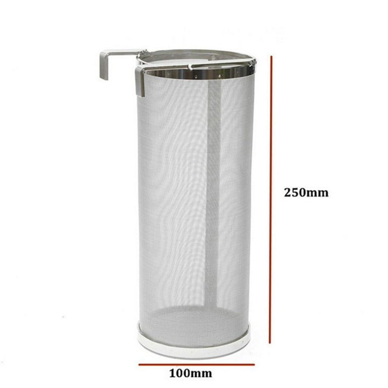 Brewing Hopper Spider Strainer Stainless 300 Microns Hops Beer Filter  10\'\' X 4\'\' 