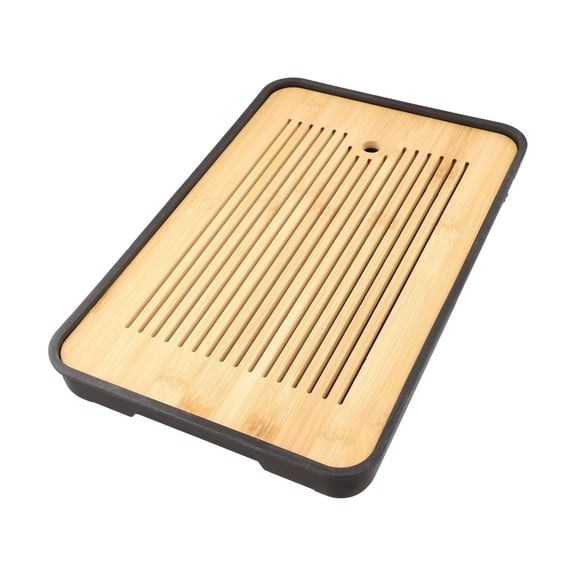 Brewing Tea Tray Household Small Tea Tray Simple Kung Fu Tea Drainage Storaget Drain Tray Wood Tea Table Removable For Cleaning