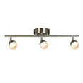 thumbnail image 1 of Brews 3-Light LED Semi-Flush Mount Track Lighting - Chrome Finish - Copper Metal Shade, 1 of 3