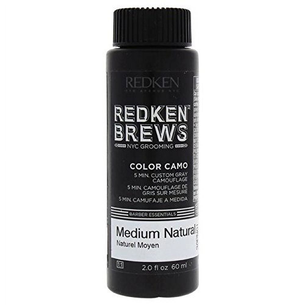 Brews Color Camo - Medium Natural by Redken for Men - 2 oz Hair Color
