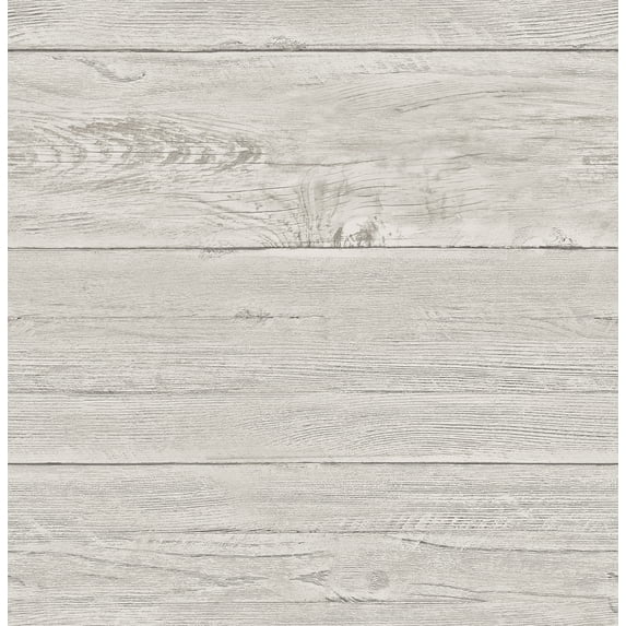 Brewster Adair Dove Shiplap Wallpaper, 20.5-in by 33-ft, 56.4 sq. ft