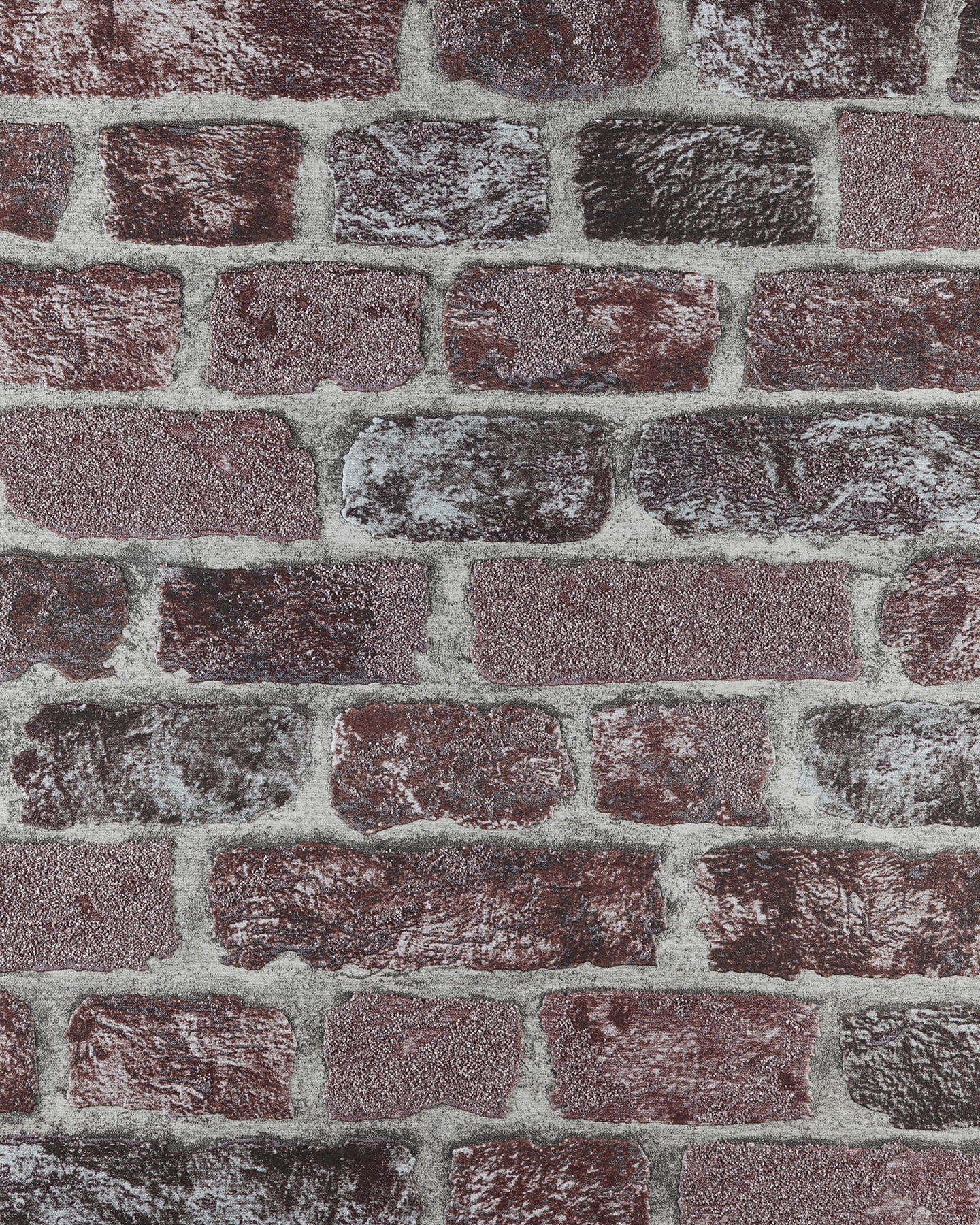 Brewster Baker Street Red Brick Unpasted Non Woven Wallpaper, 20.5-in by 33-ft, 56.4 sq. ft.