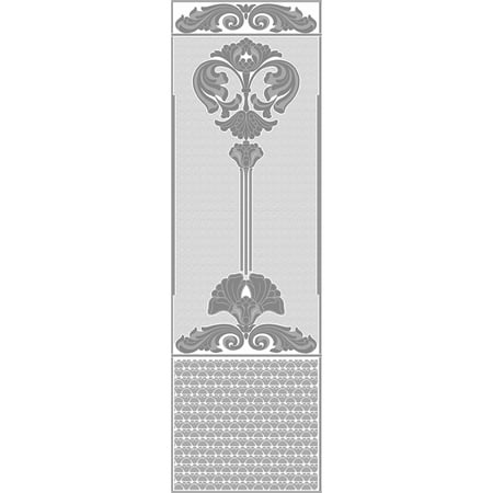 Brewster Baroque Paintable Dado, 25.2-in by 23.1-ft, 48.5 sq. ft