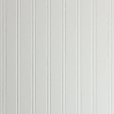 Brewster Beadboard Brown Wood Panel Paintable Prepasted Expanded Vinyl Wallpaper, 20.5-in by 33-ft, 56.4 sq. ft.