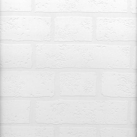 Brewster Belden Paintable Paintable Prepasted Expanded Vinyl Wallpaper, 20.5-in by 33-ft, 56.4 sq. ft.