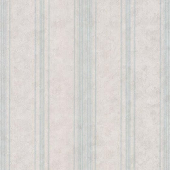 Brewster Biella Aqua Stria Stripe Wallpaper